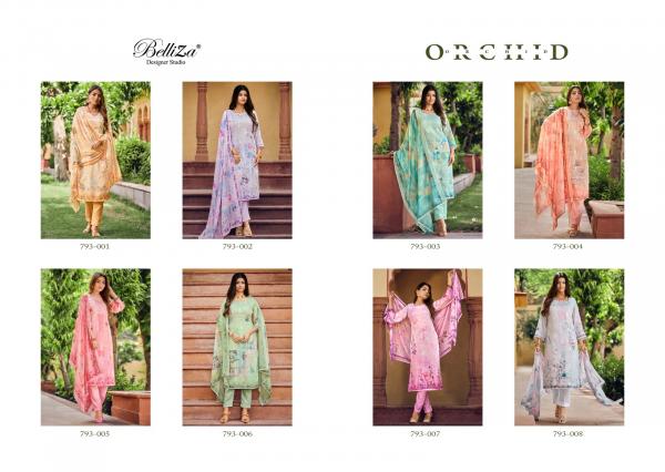 Belliza Orchid 793 Jam Cotton Designer Dress Materials